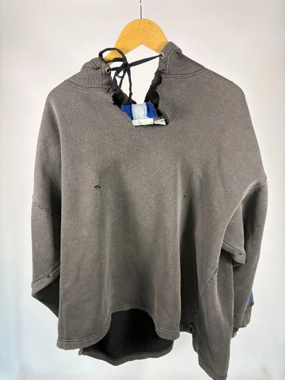 VTG Pepsi Generation Next 1998 Hoodie Mens Embroidered Blue Gray Stripe Sz L/XL
